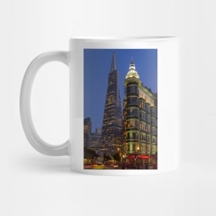 Columbus and Transamerica Buildings Mug